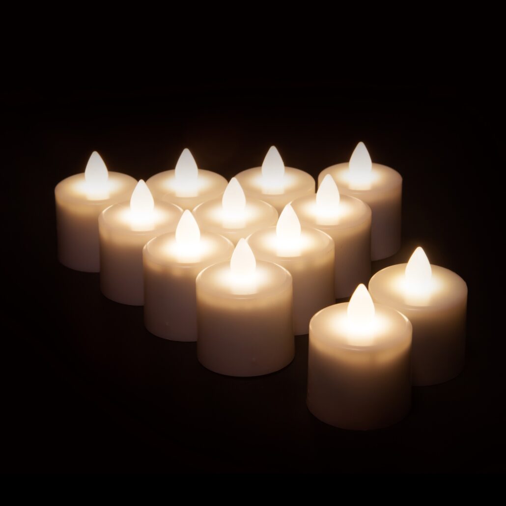 warm white rechargeable candles - candles - recharge