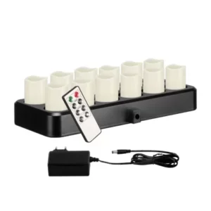 rechargeable vs battery candles