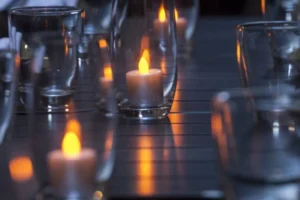 LED candle decor