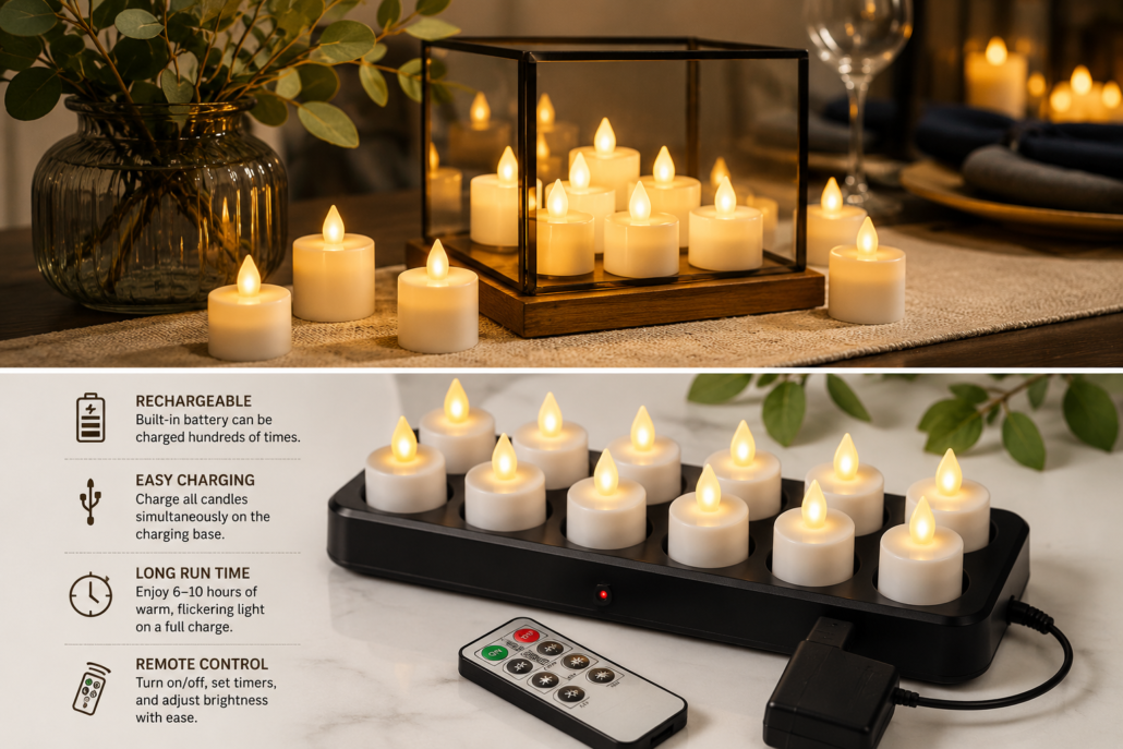 rechargeable tea light candles